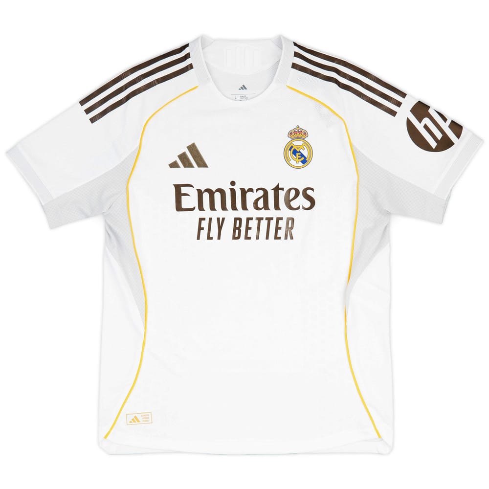 2025-26 Real Madrid Authentic Home Shirt