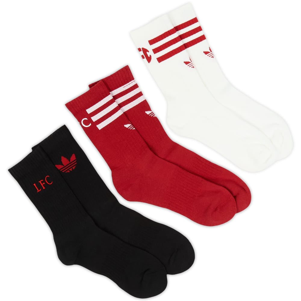 2026-27 Liverpool adidas Crew Socks (Pack of 3)