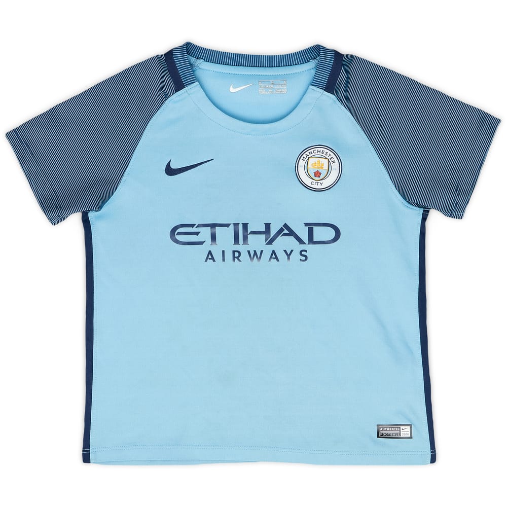 2016-17 Manchester City Home Shirt - 6/10 - (5-6 Years)