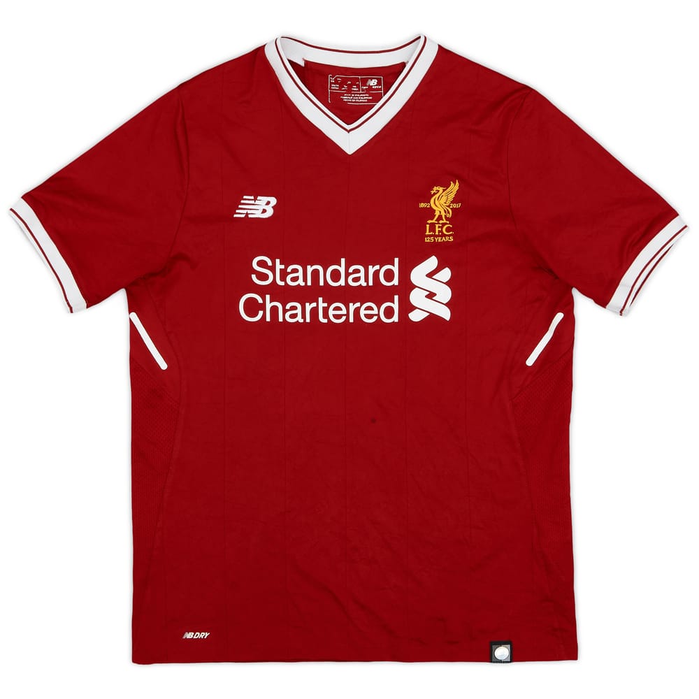 2017-18 Liverpool 125 Years Home Shirt - 6/10 - (XL.Boys)