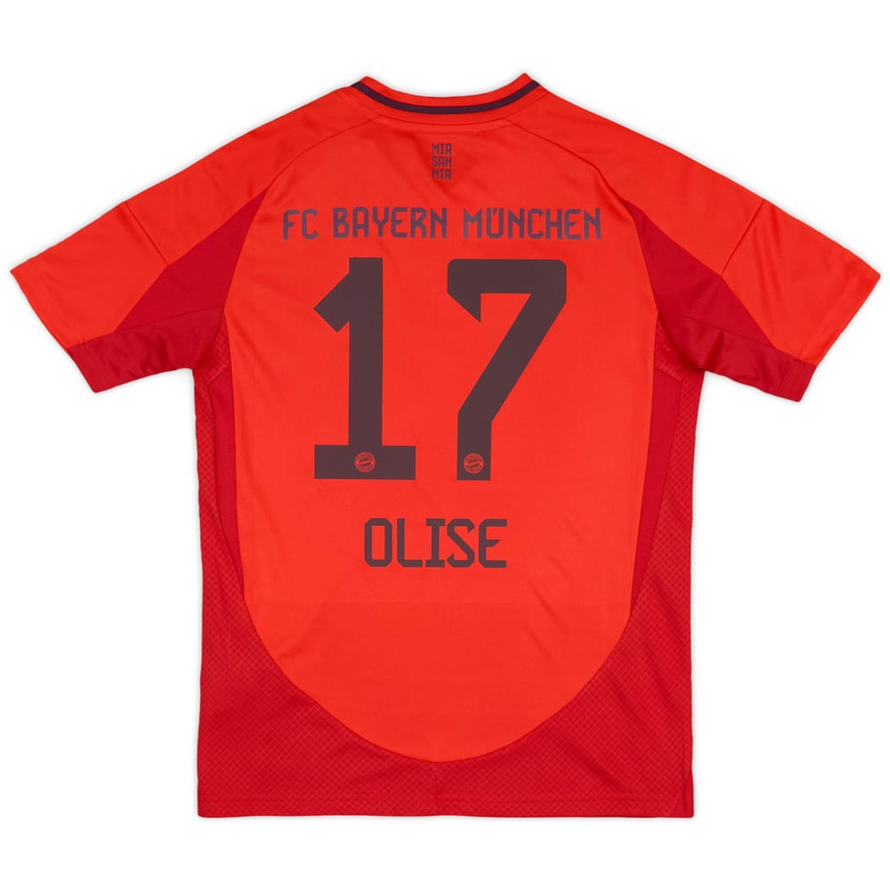2024-25 Bayern Munich Home Shirt Olise #17 (KIDS)