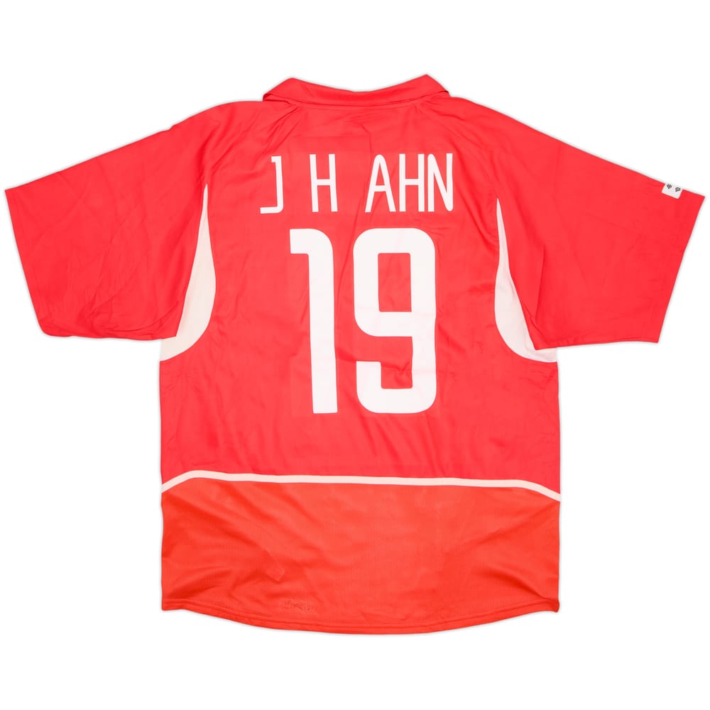 2002-03 South Korea Home Shirt J.H.Ahn #19 - 6/10 - (XL)
