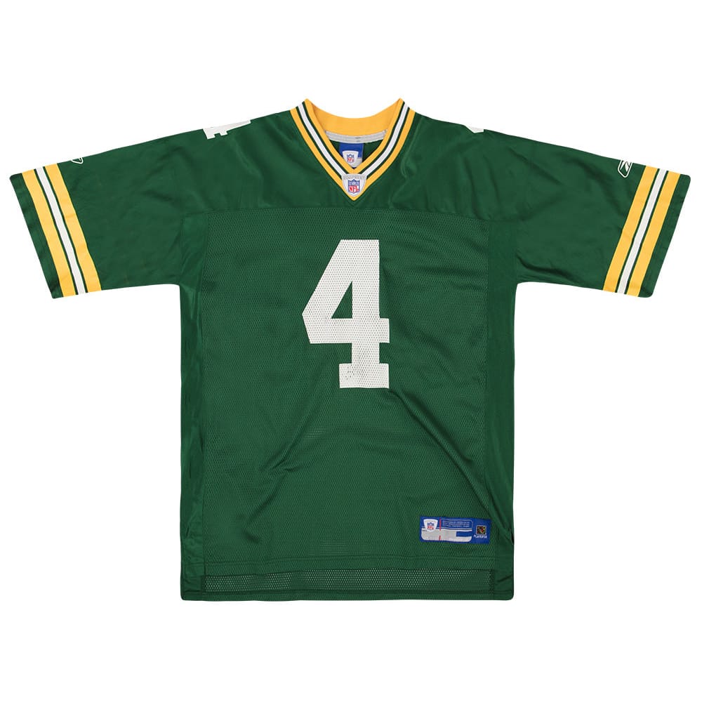 2005-06 Green Bay Packers Favre #4 Reebok On Field Jersey (Home) XL
