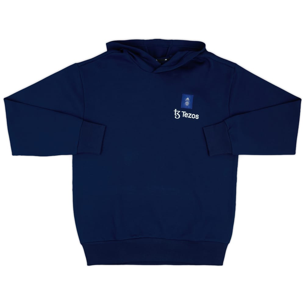 2024-25 Manchester United Player Issue Seasonal Doubleknit Hooded Top - As New