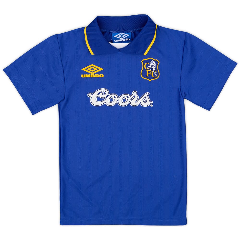 1995-97 Chelsea Home Shirt - 8/10 - (S.Boys)