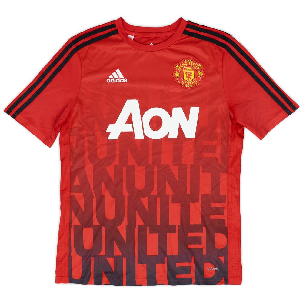 2016-17 Manchester United adidas Training Shirt - 6/10 - (XL.Boys)