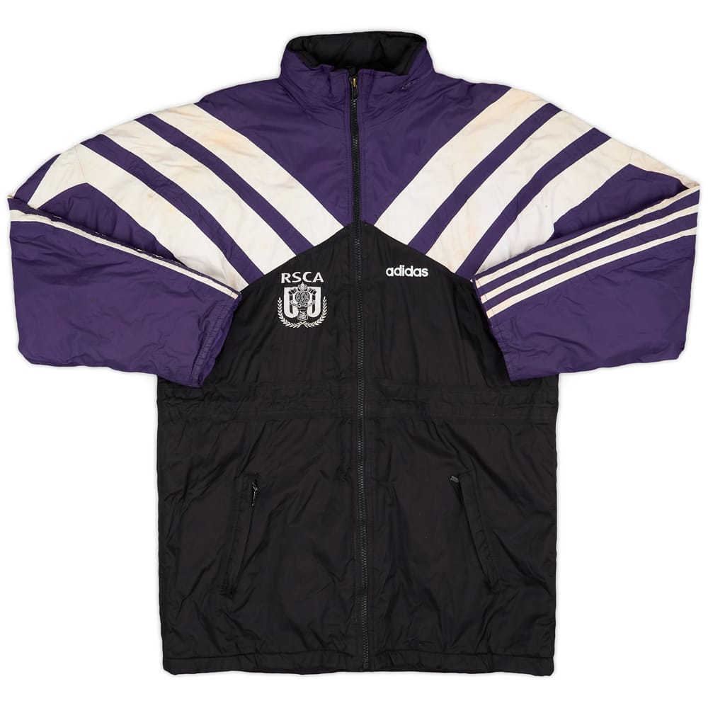 1994-95 Anderlecht adidas Padded Bench Coat - 6/10 - (S)