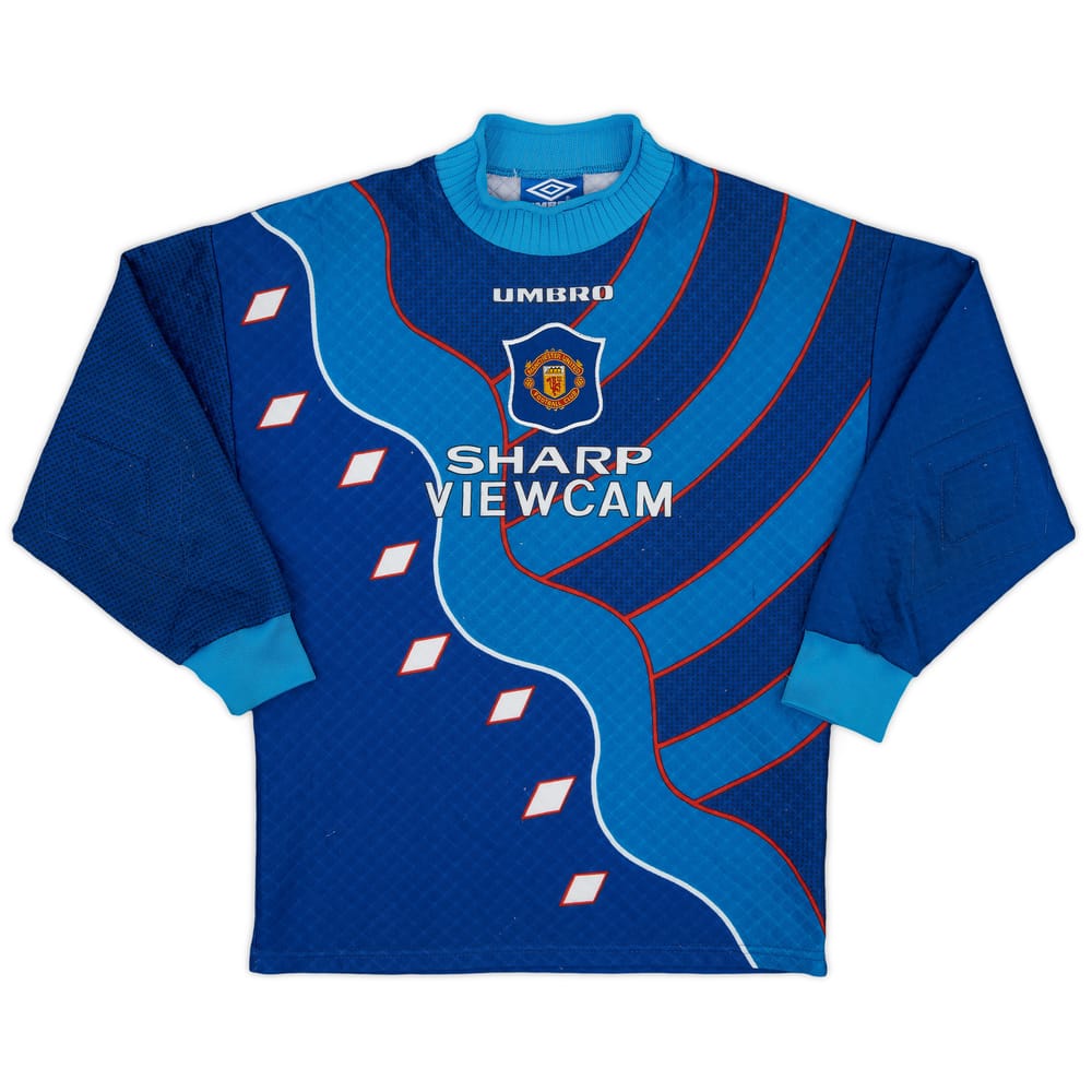 1994-97 Manchester United GK Shirt - 8/10 - (L.Boys)