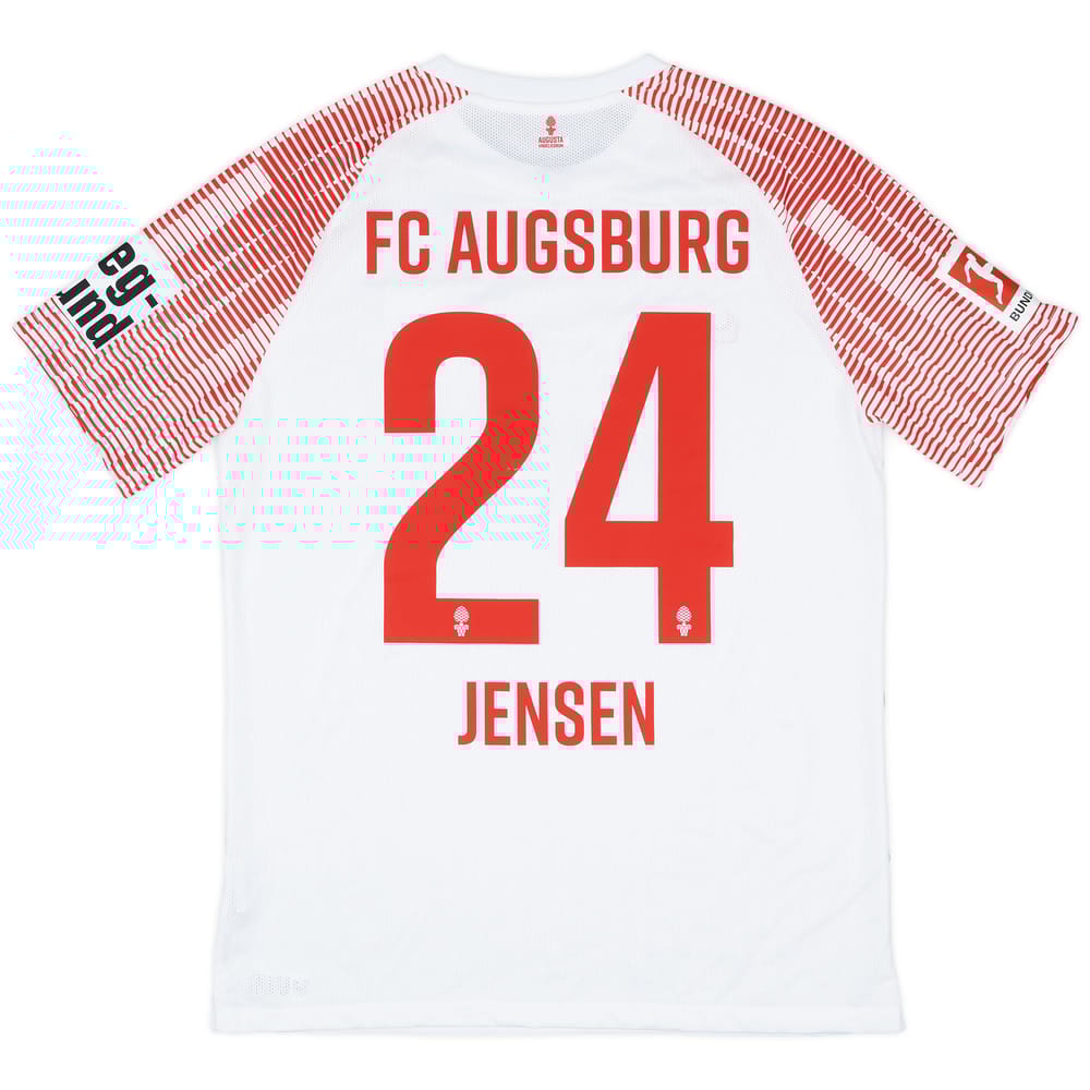 2022-23 Augsburg Match Issue Away Shirt Jensen #24