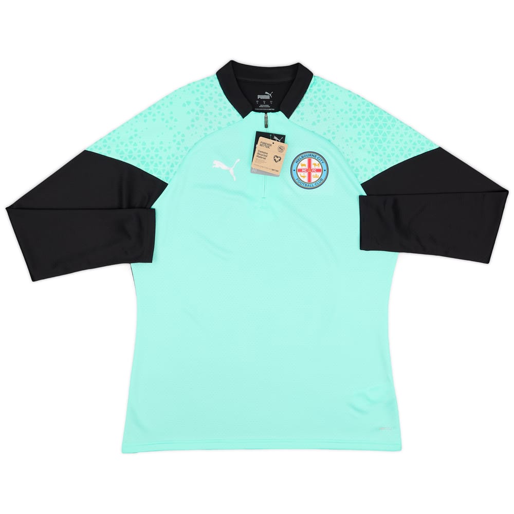 2023-24 Melbourne City Puma 1/4 Zip Training Top