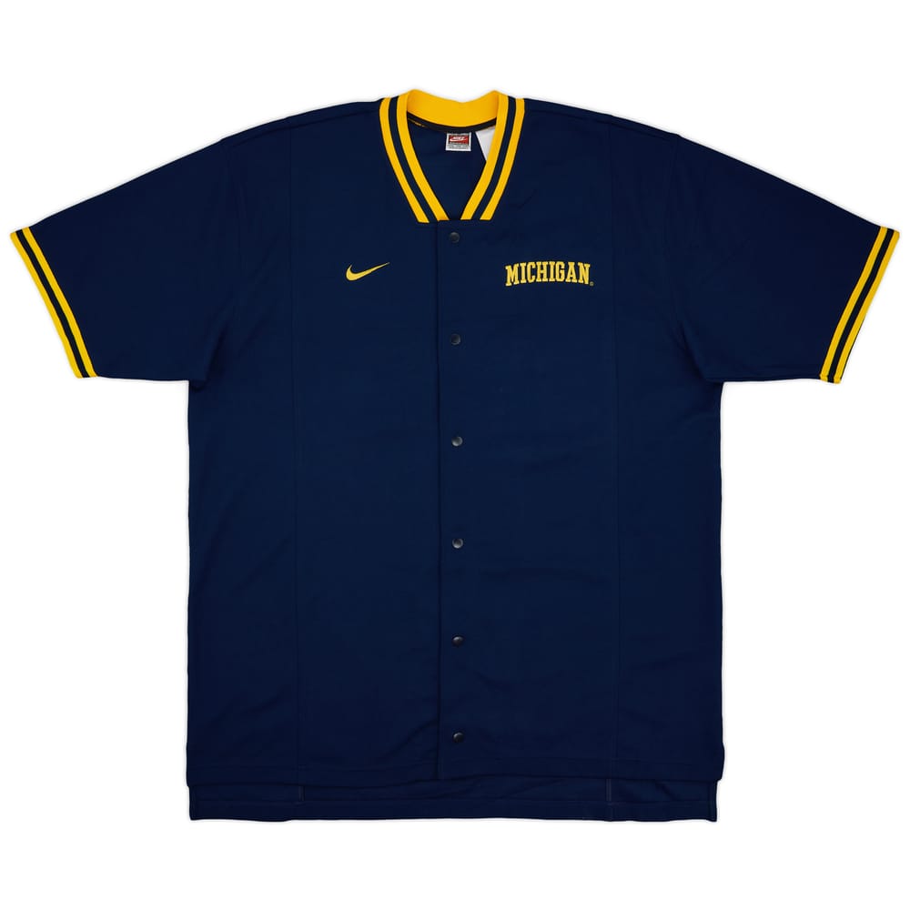 1997-98 Michigan Wolverines Nike Authentic Shooting Shirt - 9/10 - (XXL)
