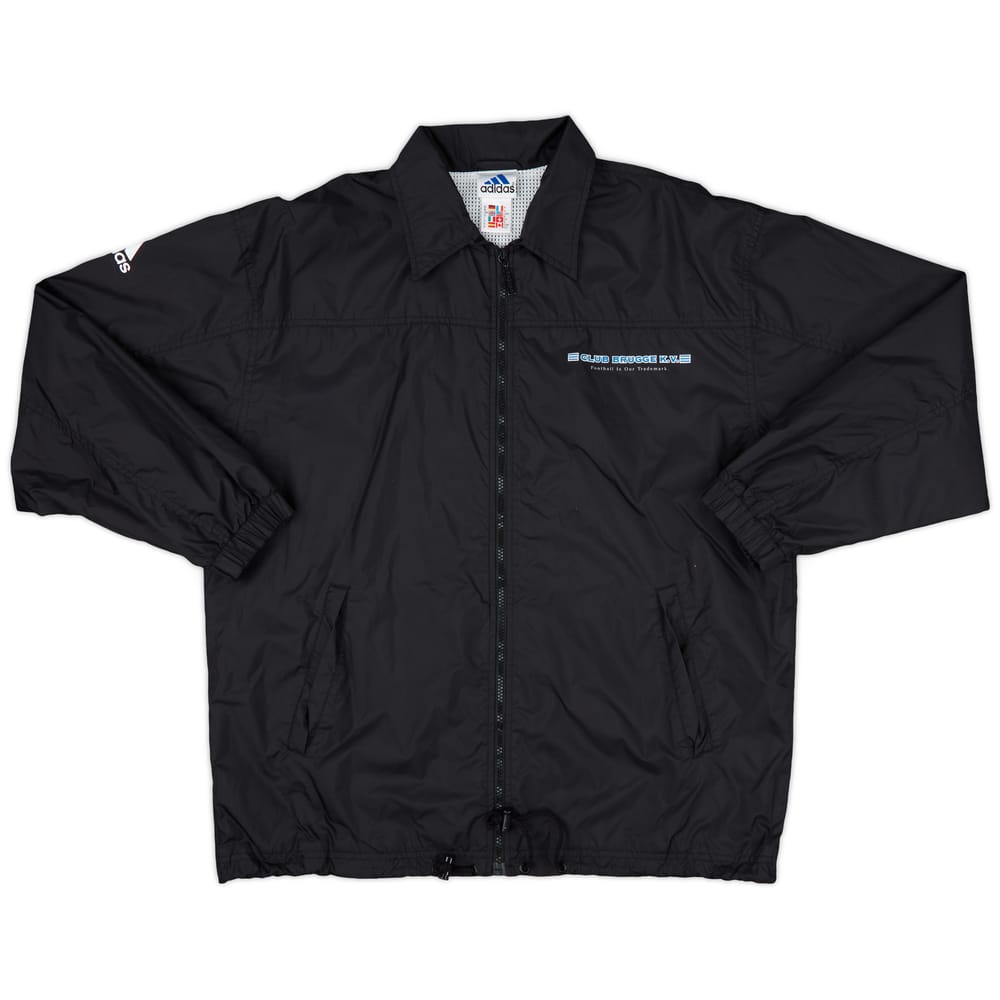 1998-99 Club Brugge adidas Coach Jacket - 8/10 - (S)