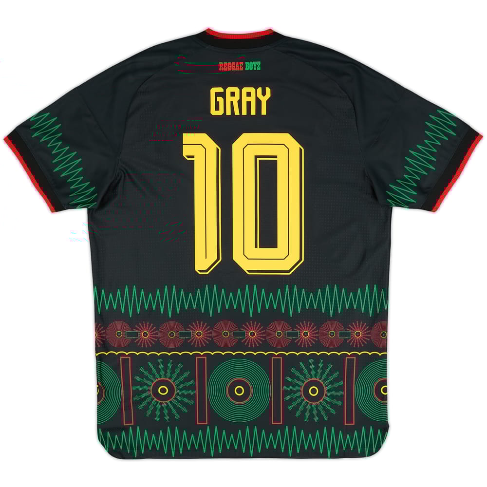 2026-27 Jamaica Authentic Away Shirt Gray #10