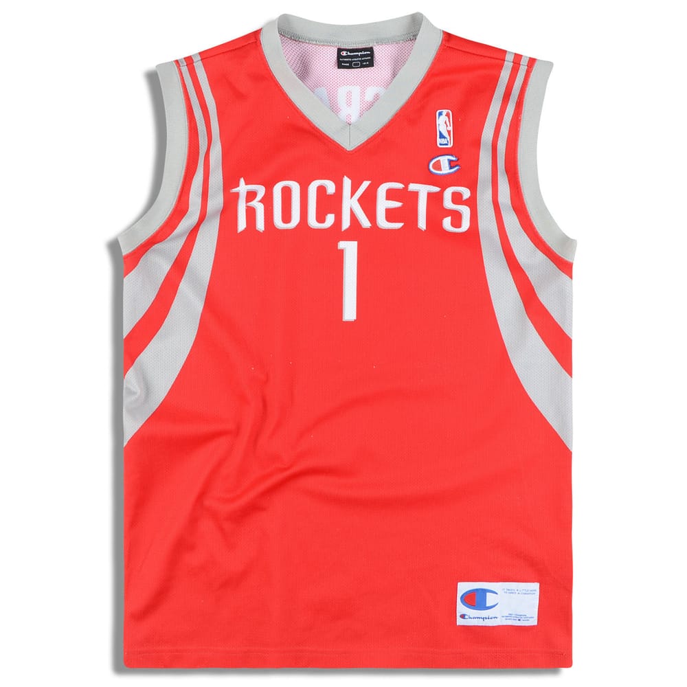 2004-10 Houston Rockets McGrady #1 Champion Jersey (Away) XL
