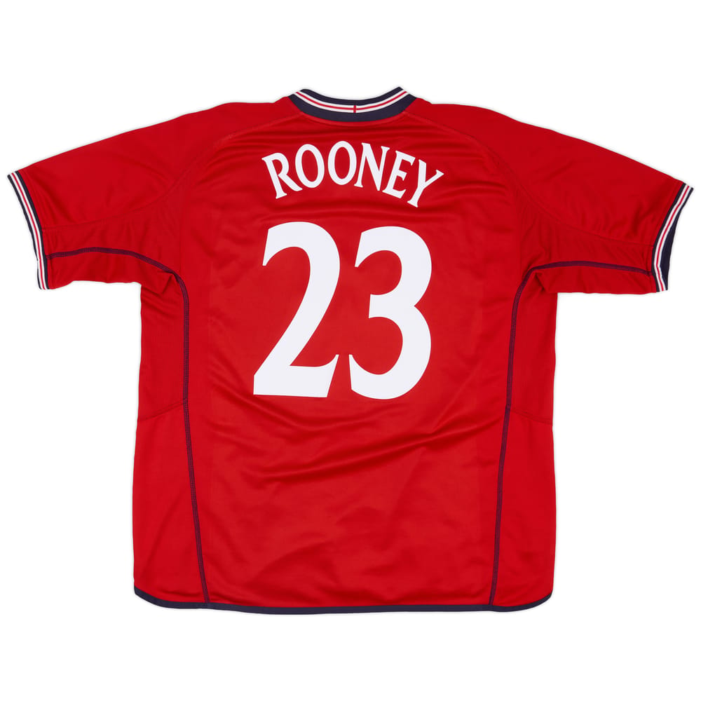 2002-04 England Away Shirt Rooney #23 - 7/10 - (XXL)