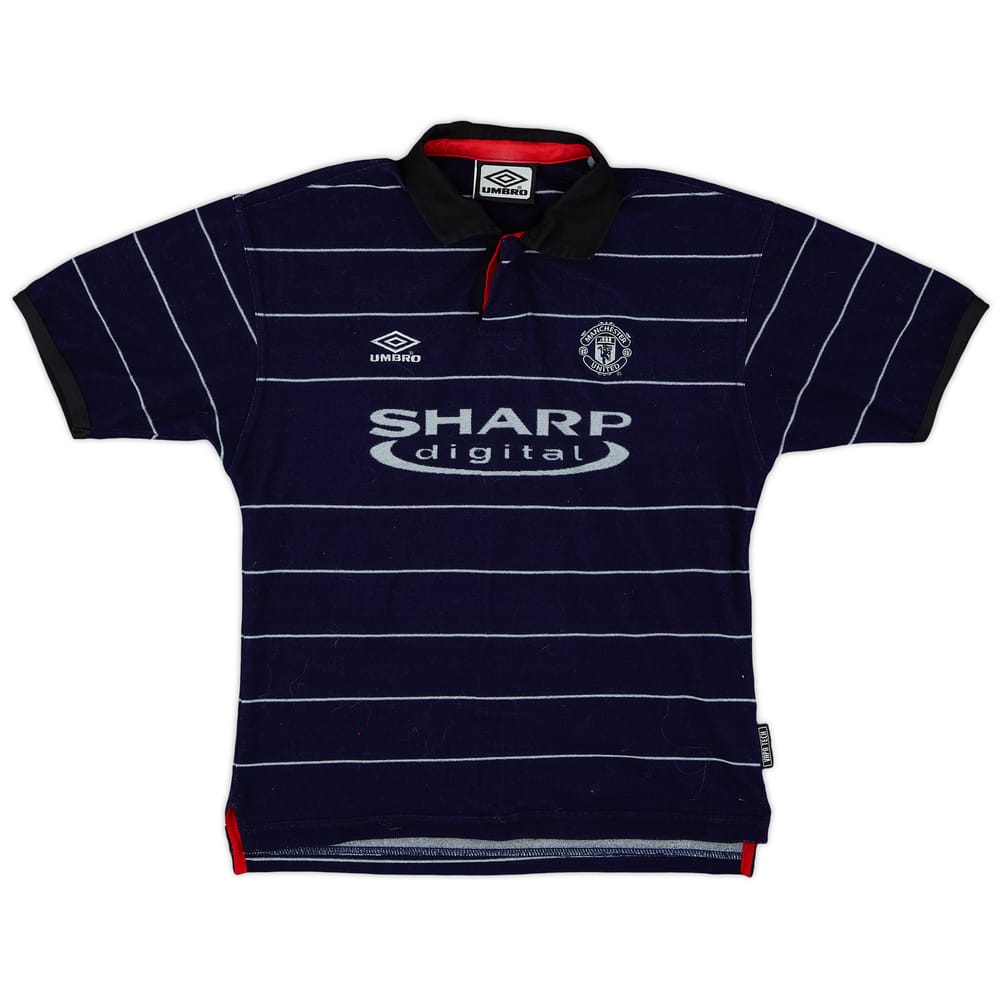 1999-00 Manchester United Away Shirt - 9/10 - (S.Boys)