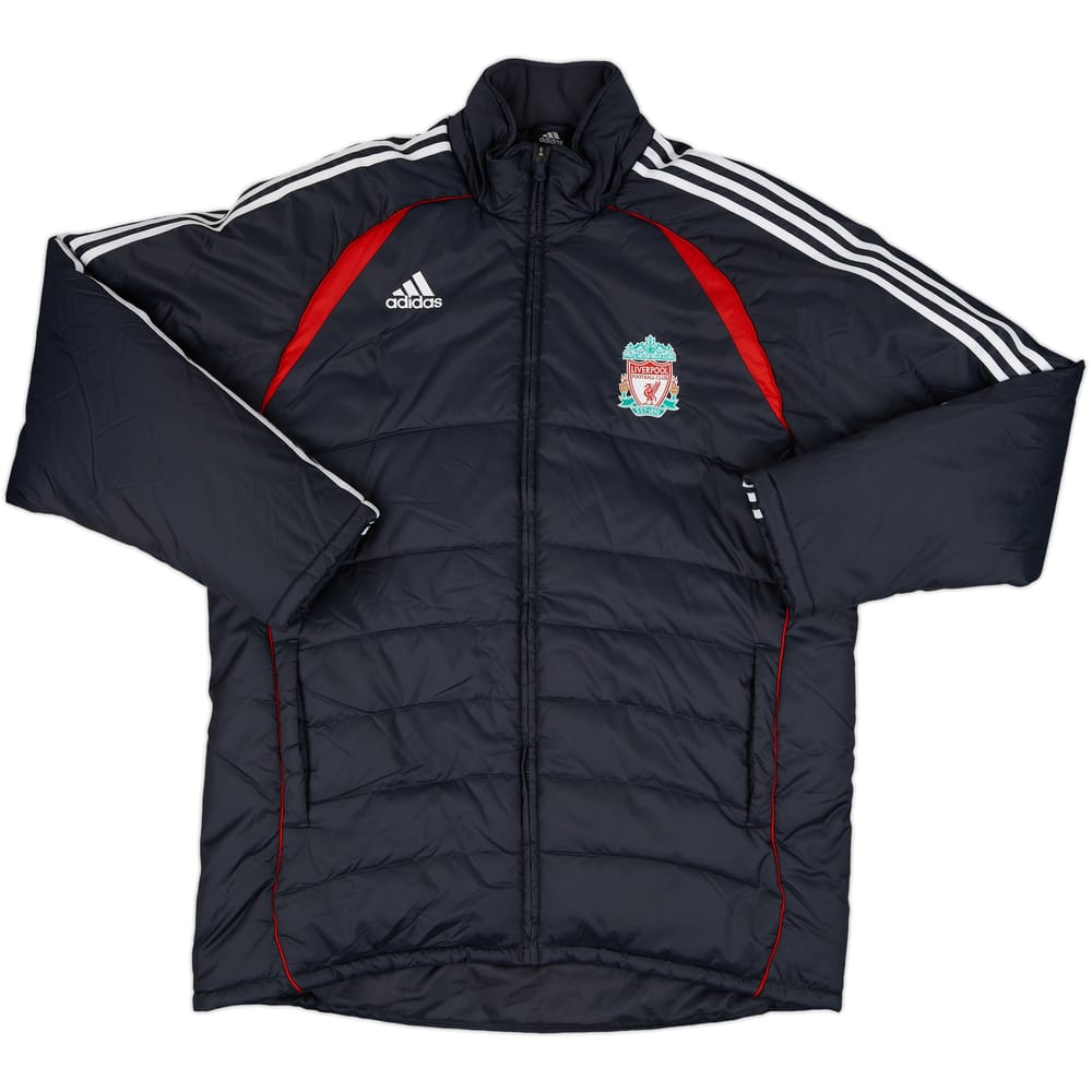2009-10 Liverpool adidas Padded Bench Coat - 7/10 - (L/XL)