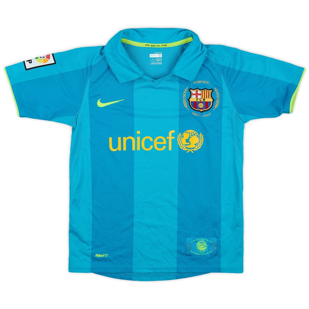 2007-09 Barcelona Away Shirt - 6/10 - (S.Boys)