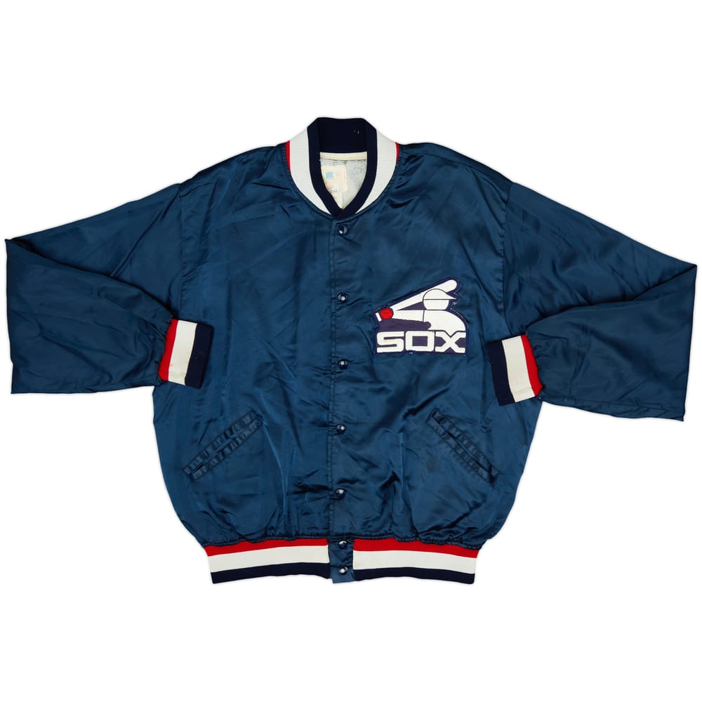 1980s Chicago White Sox Felco Satin Varsity Jacket - 6/10 - (XL)
