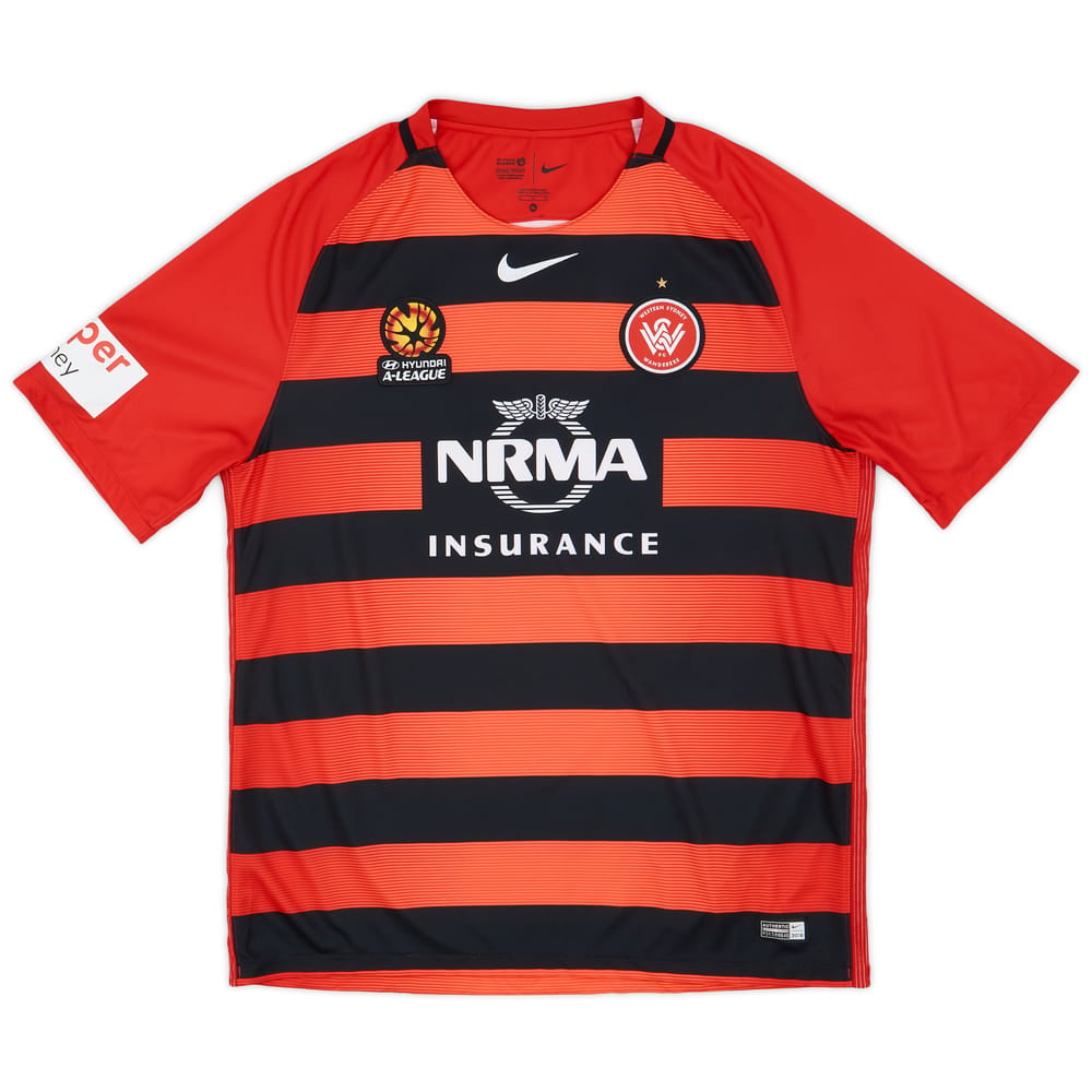 2016-17 Western Sydney Wanderers Home Shirt - 8/10 - (XL)