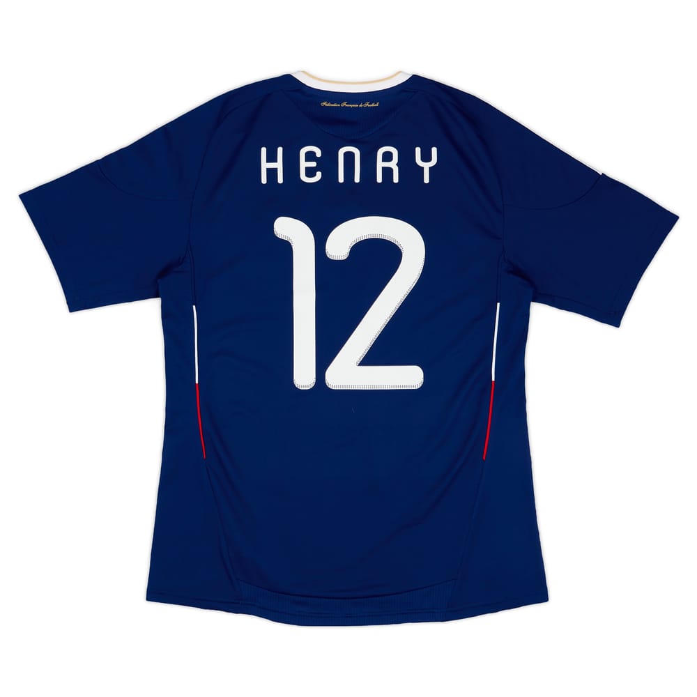 2009-10 France Home Shirt Henry #12 - 6/10 - (S)