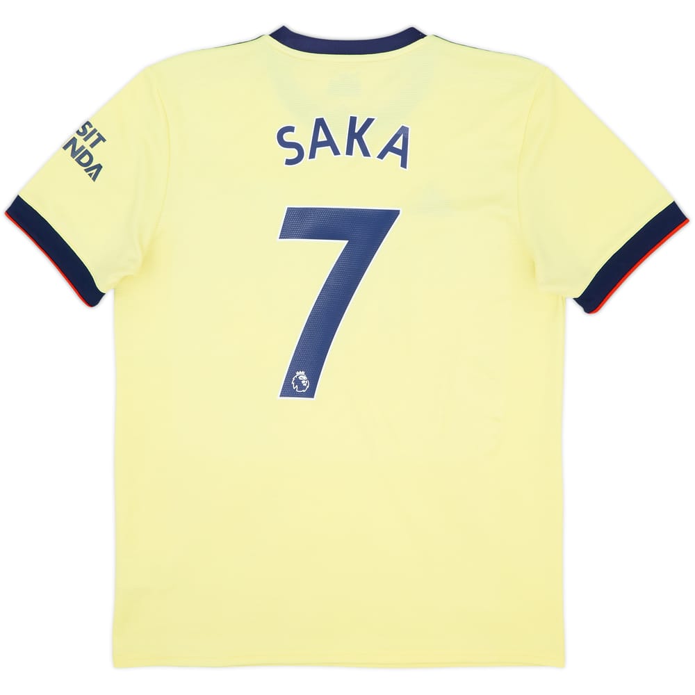 2021-22 Arsenal Away Shirt Saka #7 - 6/10 - (L)
