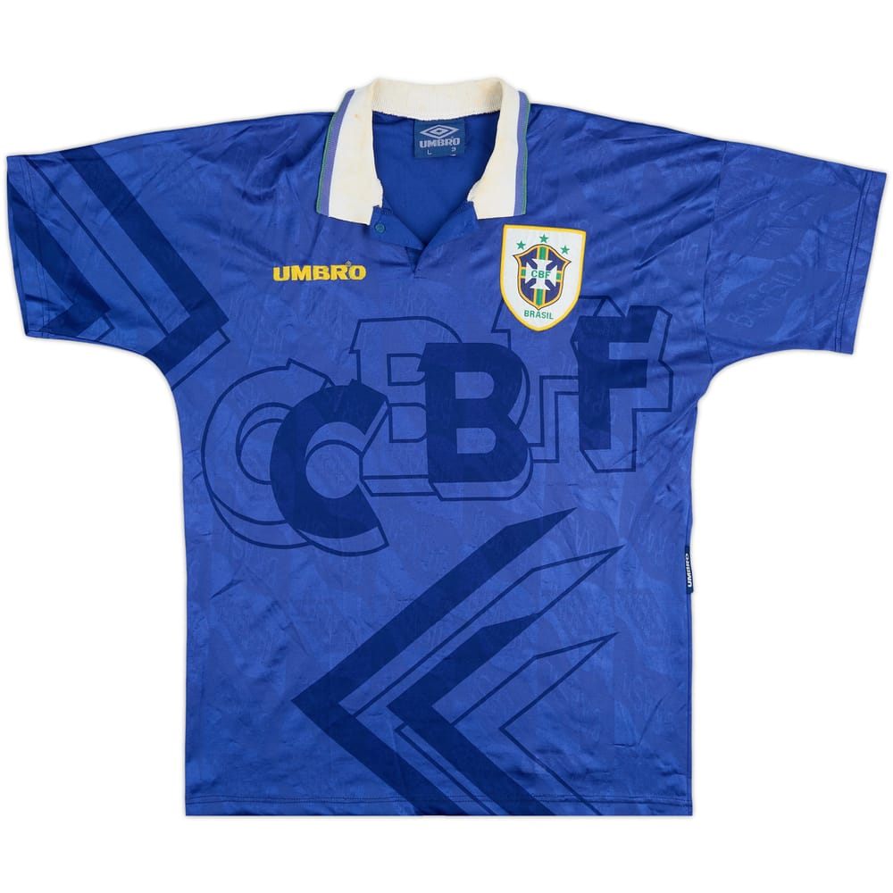 1991-93 Brazil Away Shirt - 5/10 - (L)