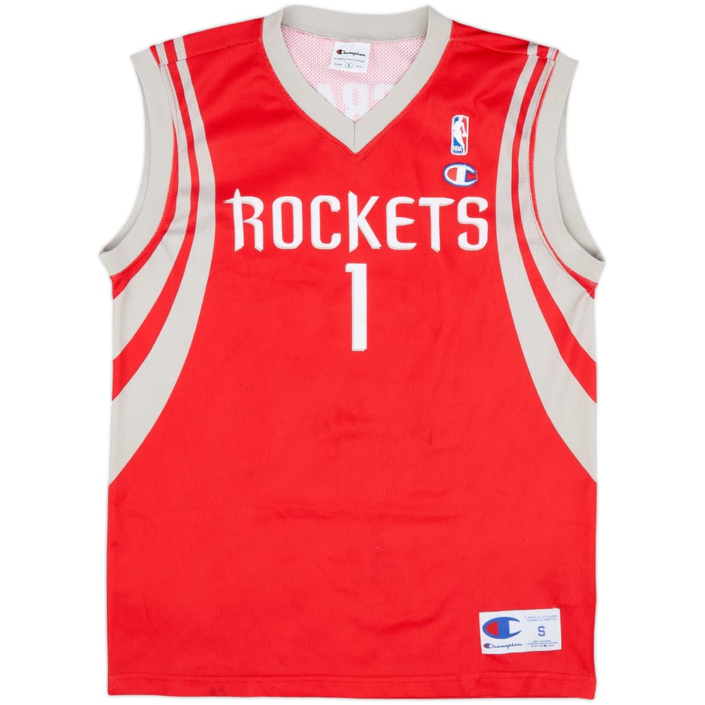 2004-10 Houston Rockets McGrady #1 Champion Away Jersey - 8/10 - (S)