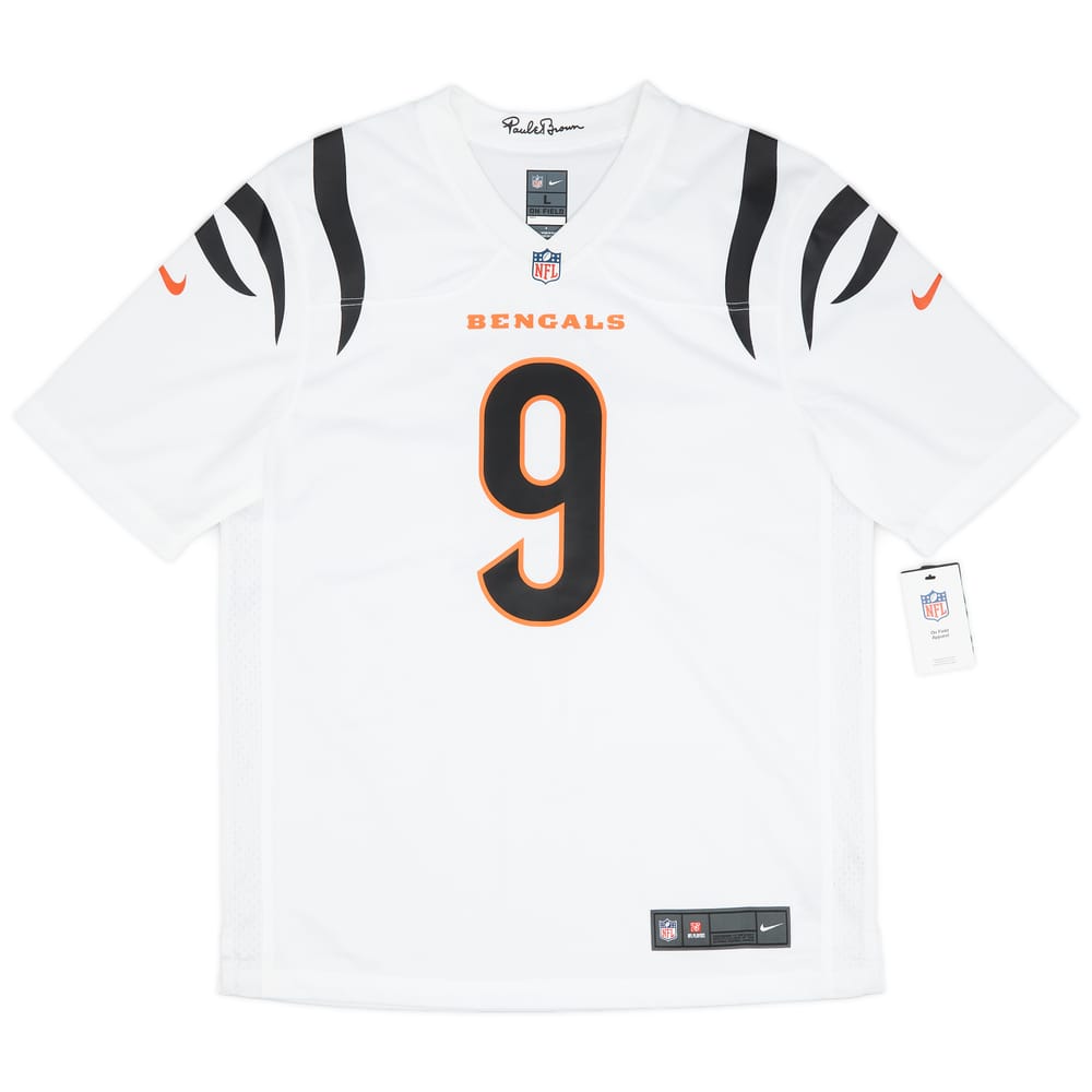 2021-23 Cincinnati Bengals Burrow #9 Nike Game Away Jersey (XXL)