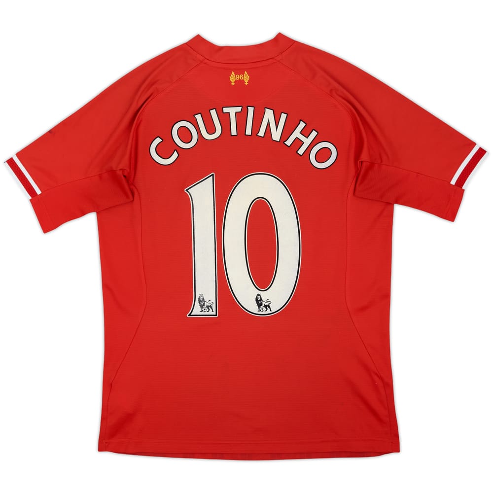 2013-14 Liverpool Home Shirt Coutinho #10 - 4/10 - (M)