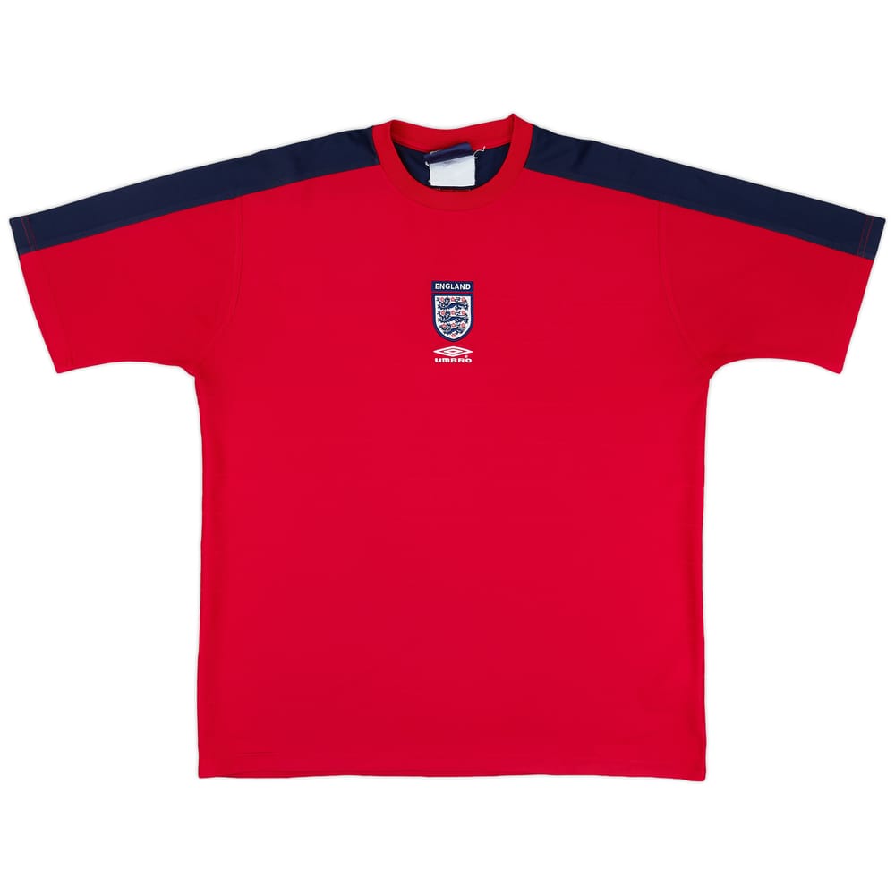 2000-02 England Umbro Training Shirt - 9/10 - (XL)