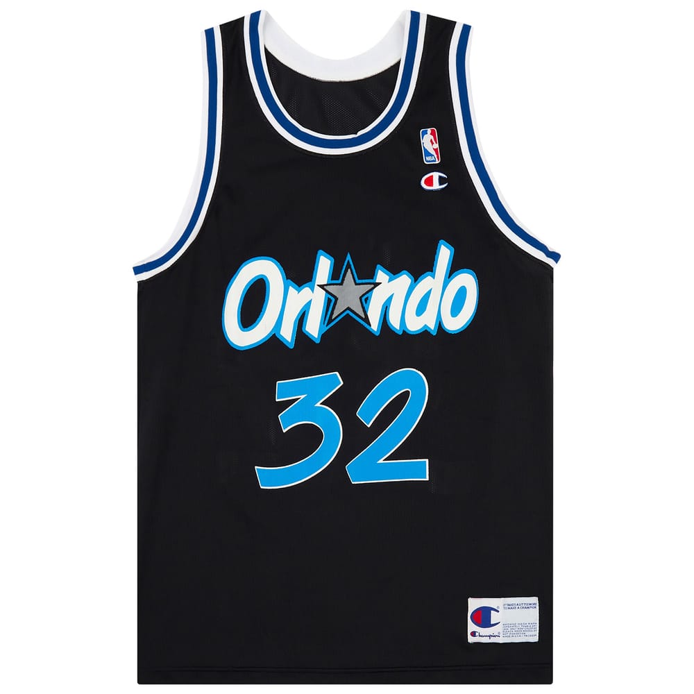 1992-94 Orlando Magic O'Neal #32 Champion Away Jersey (Excellent) XL