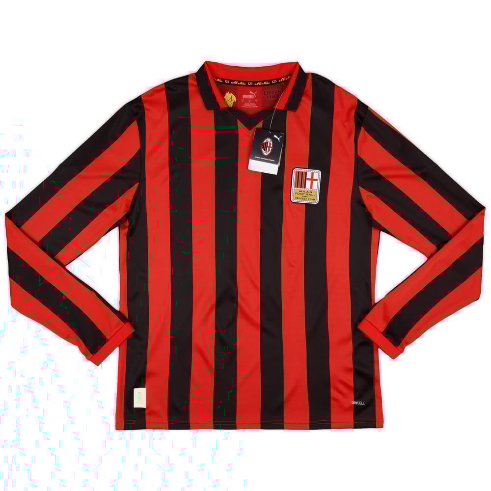 2024-25 AC Milan 125th Anniversary Authentic L/S Shirt #11 (Pulisic)