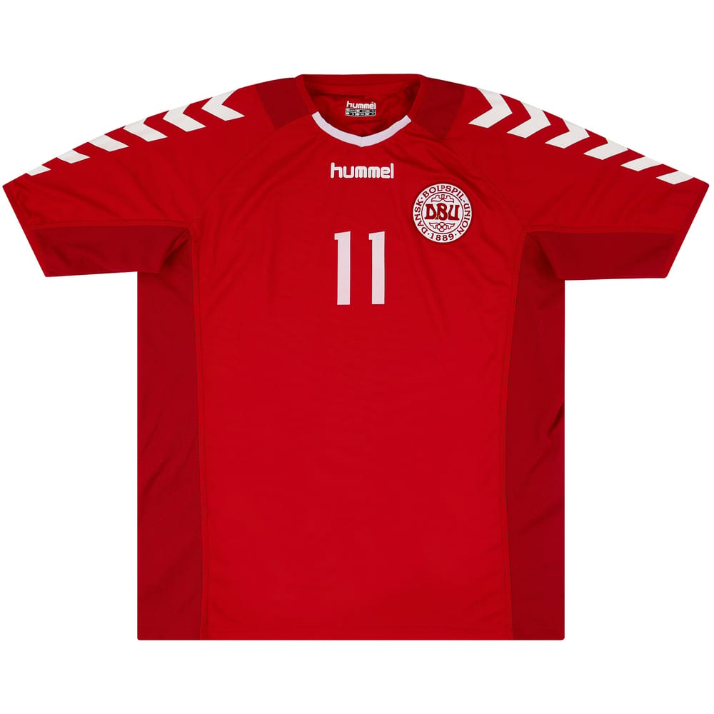 2003-04 Denmark Match Issue Home Shirt #11