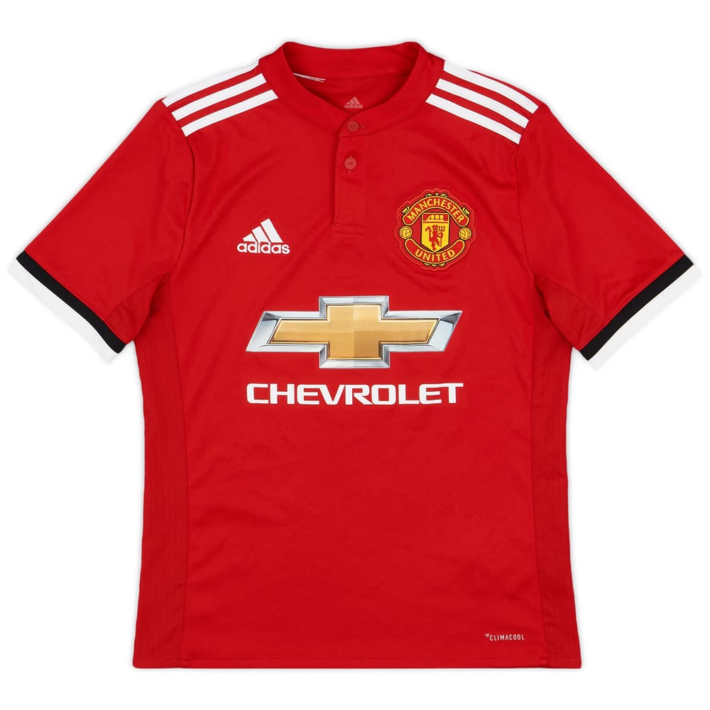 2017-18 Manchester United Home Shirt - 8/10 - (L.Boys)