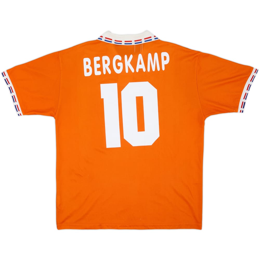 1996 Netherlands Home Shirt Bergkamp #10 - 6/10 - (XXL)