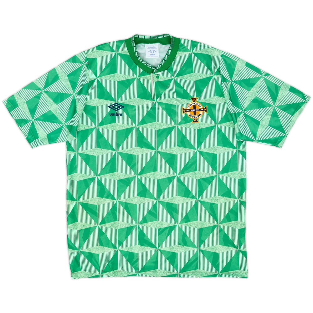 1990-92 Northern Ireland Home Shirt - 6/10 - (M)