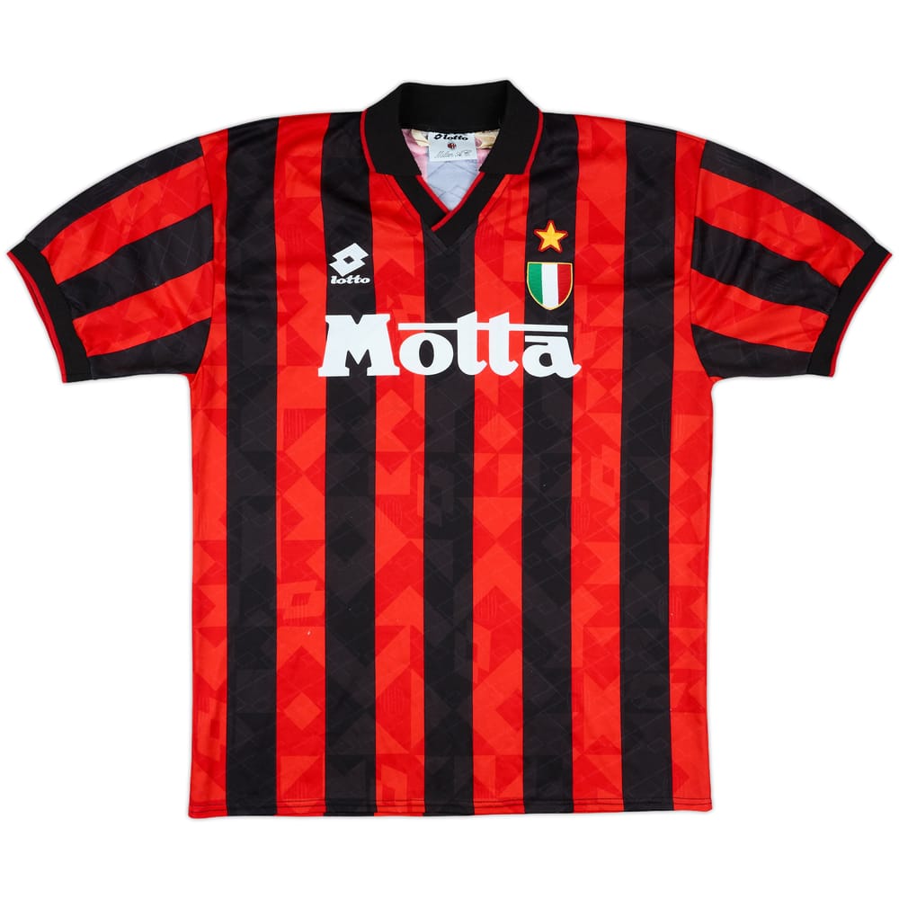 1993-94 AC Milan Match Issue Home Shirt #16