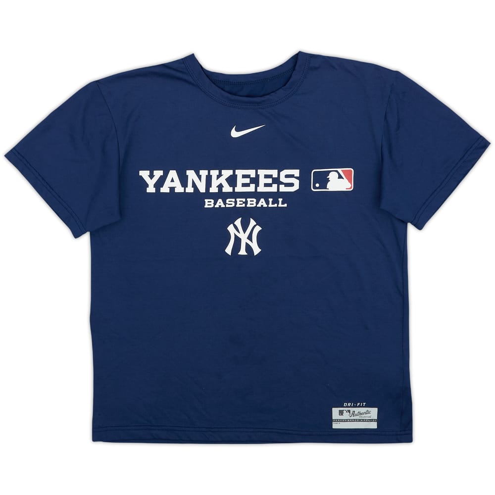2010s New York Yankees Nike Training Tee - 6/10 - (S.Boys)