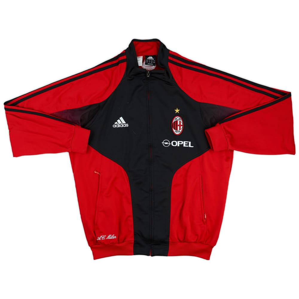 2004-05 AC Milan adidas Track Jacket - 8/10 - (L)