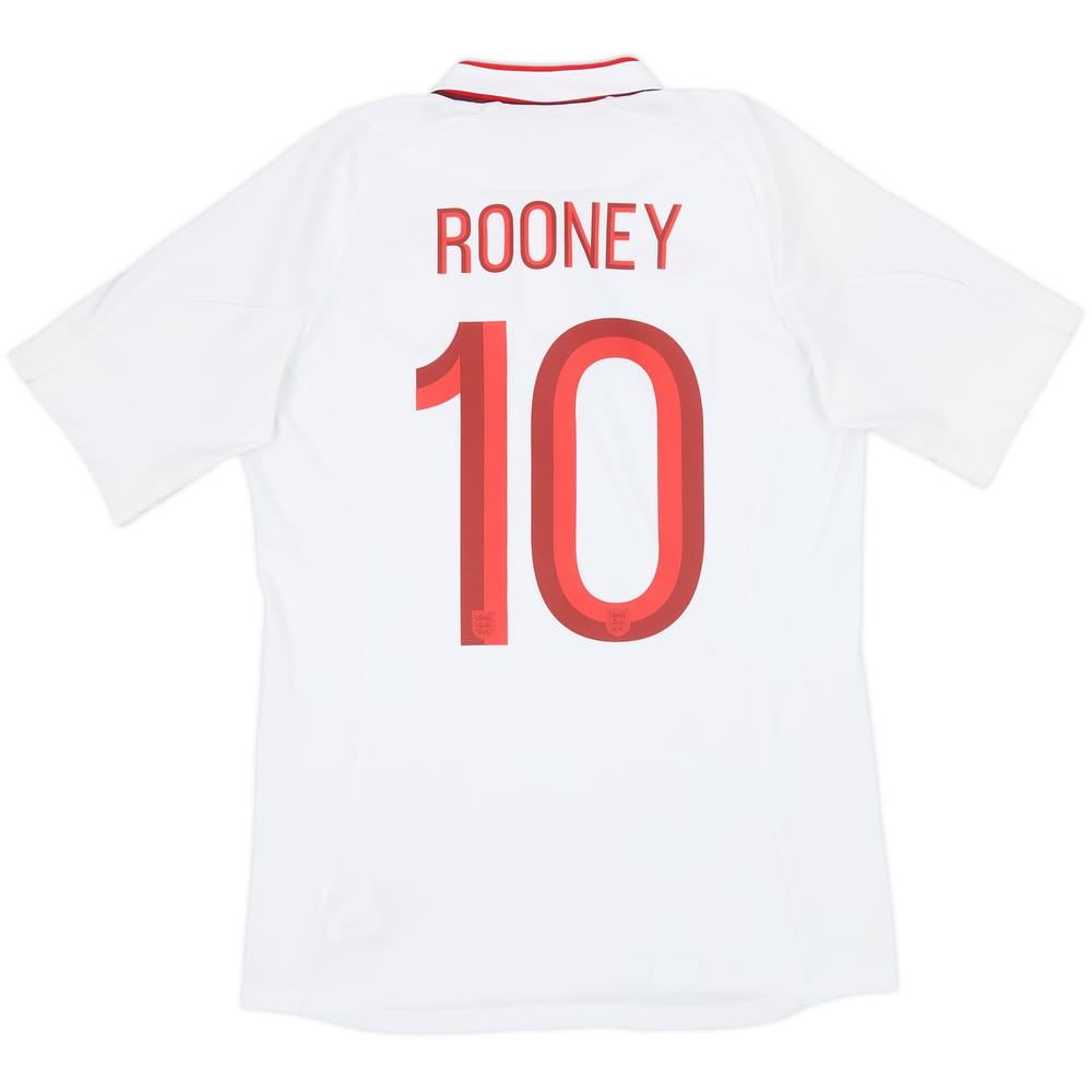 2012-13 England Home Shirt Rooney #10 - 6/10 - (S)