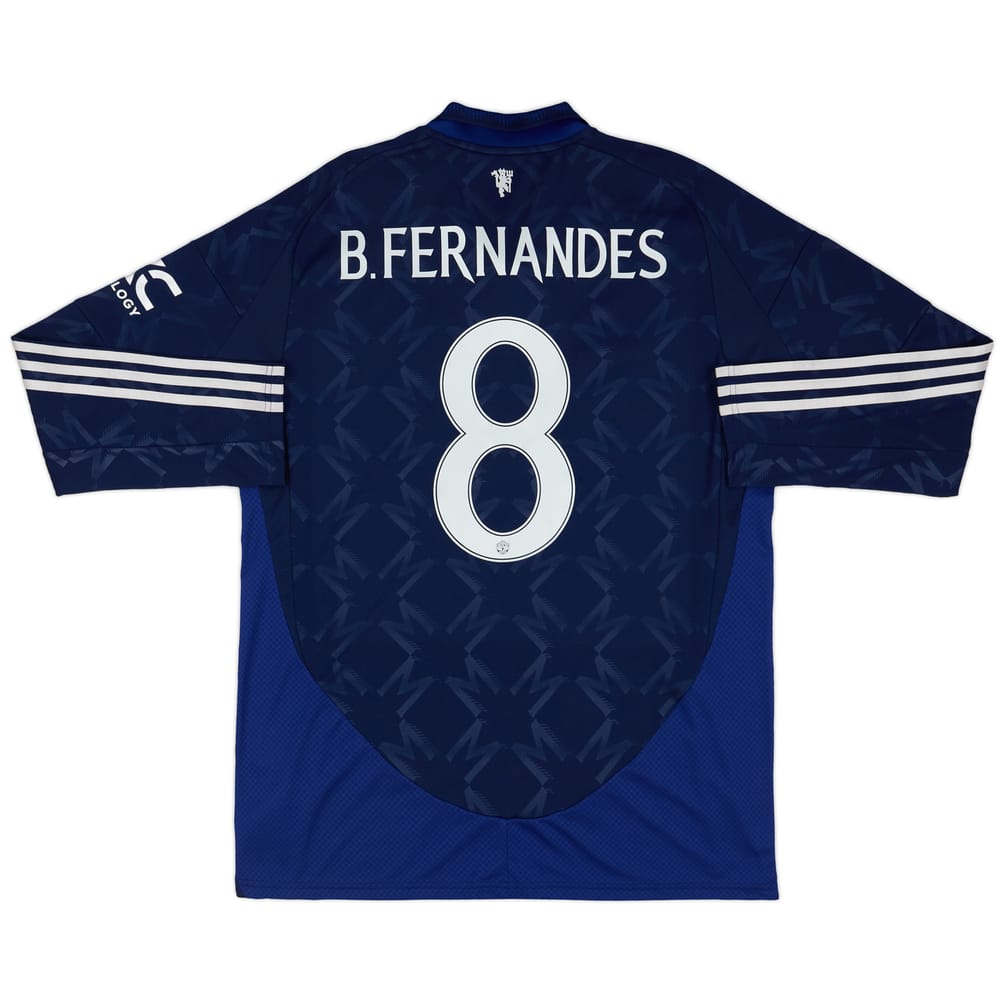2024-25 Manchester United Away L/S Shirt B.Fernandes #8