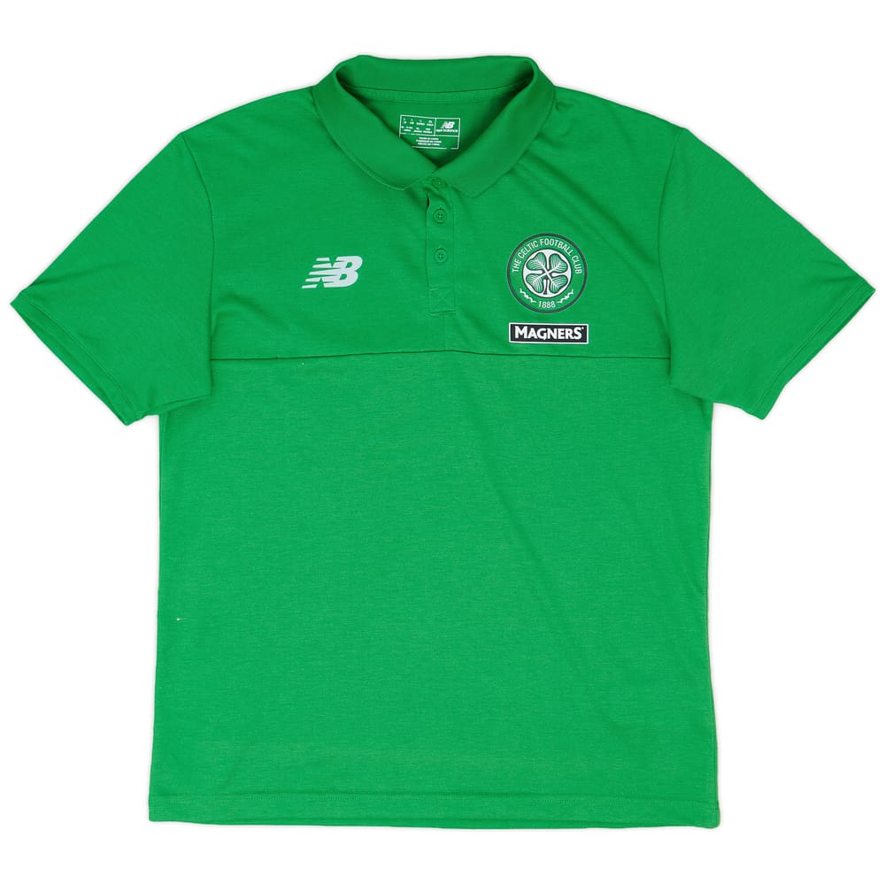 2016-17 Celtic New Balance Polo Shirt - 7/10 - (L)