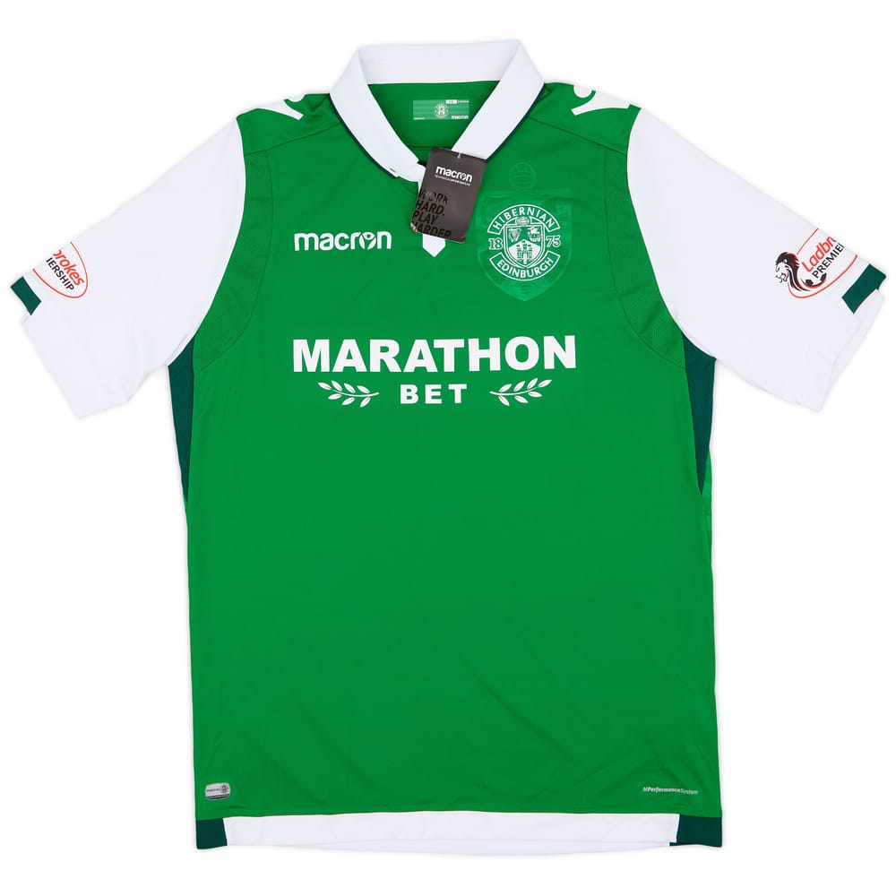 2017-18 Hibernian Home Shirt (XXL)