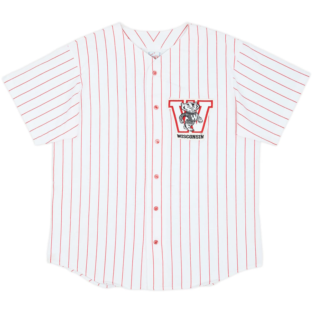 1990s Wisconsin Badgers Off The Bench Jersey Tee - 8/10 - (L)