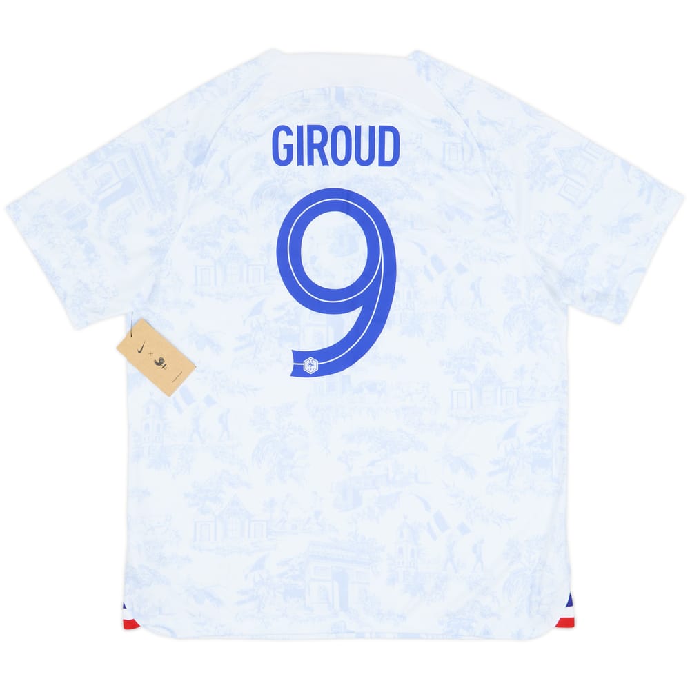 2022-23 France Away Shirt Giroud #9 (XL)