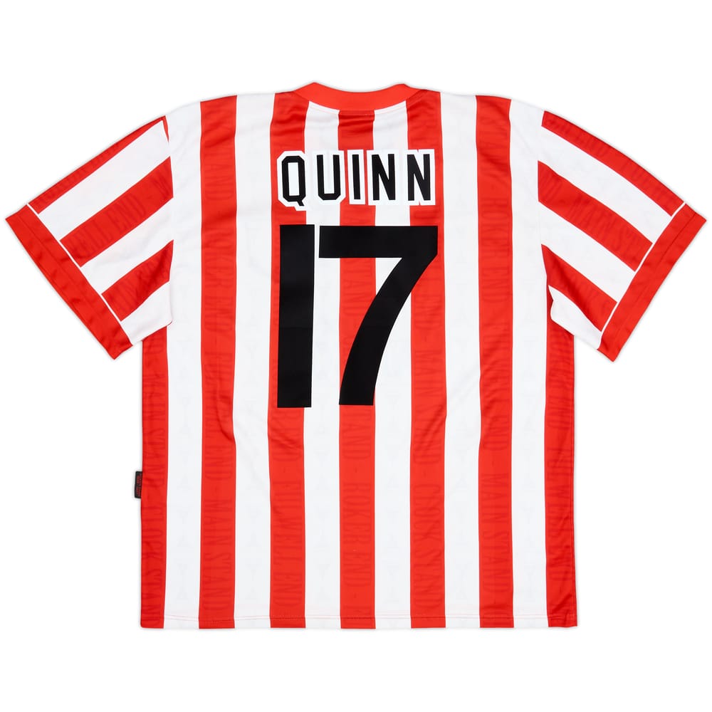 1996-97 Sunderland Home Shirt Quinn #17 - 10/10 - (L)