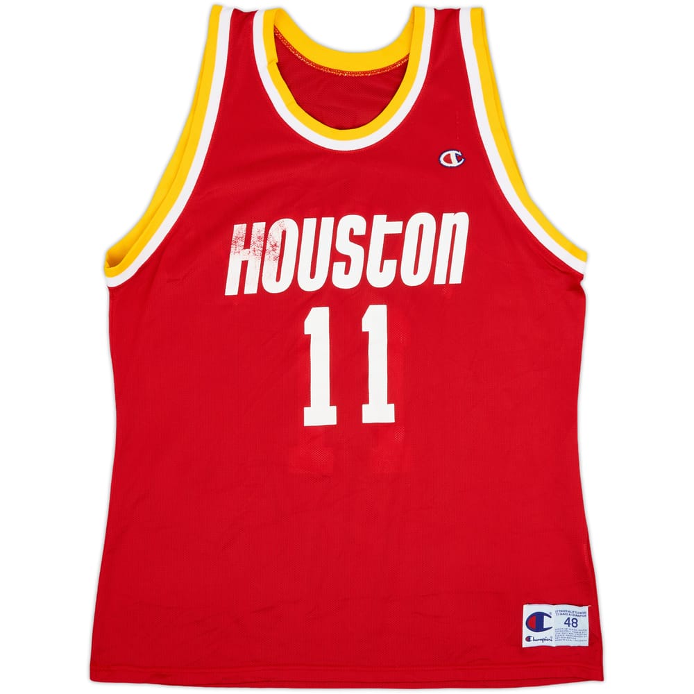 1990-95 Houston Rockets Maxwell #11 Champion Away Jersey - 6/10 - (XL)