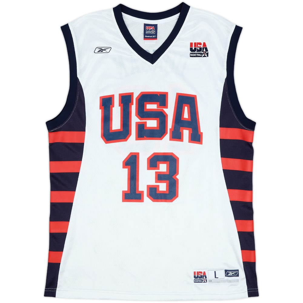 2004 USA Duncan #13 Reebok Home Jersey - 9/10 - (L)