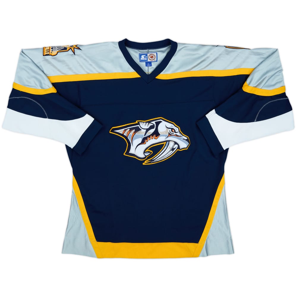 1998-99 Nashville Predators Starter Away Jersey - 8/10 - (L)